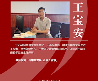 江苏省特级、正高级教师王宝安